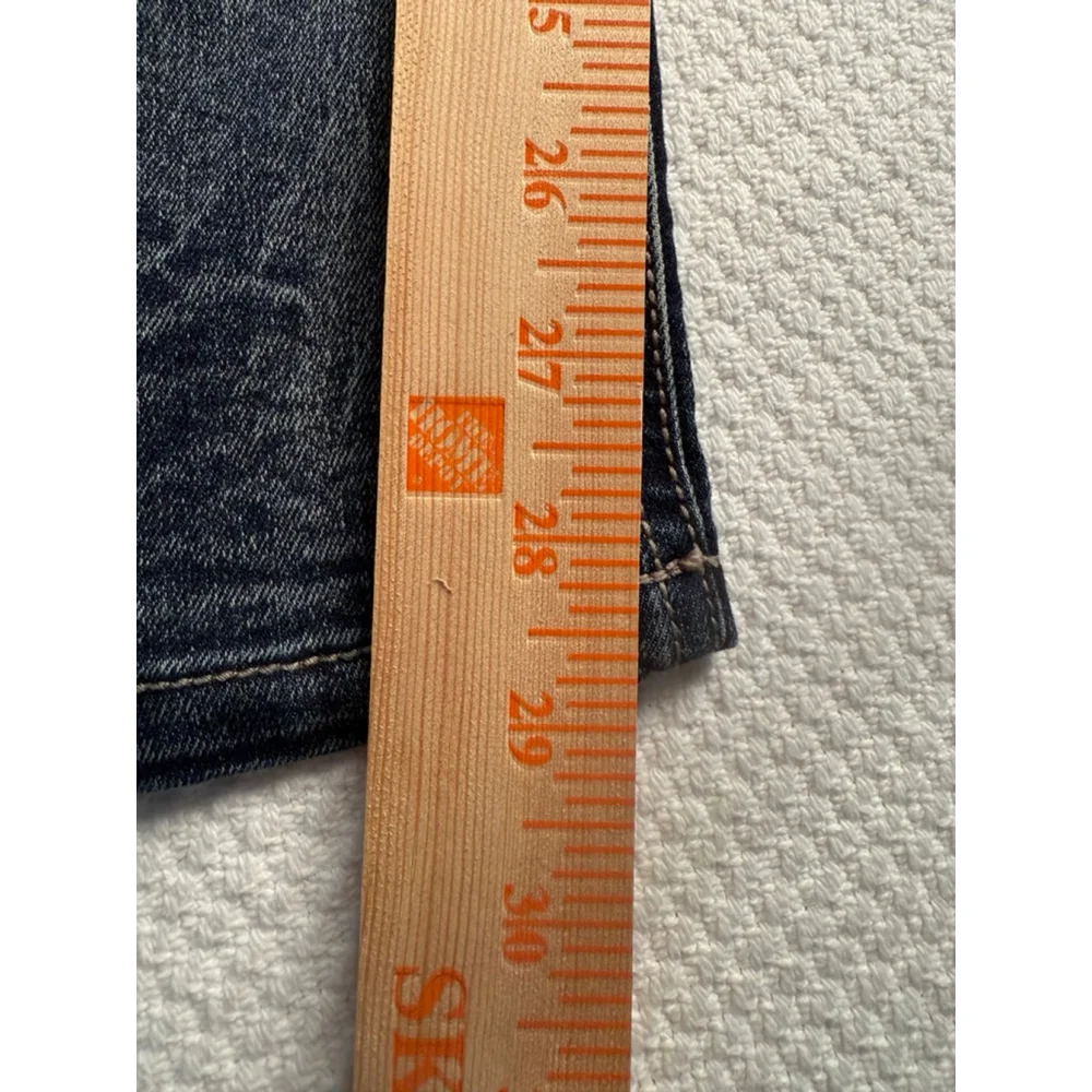Girls Silver Jeans Co. Blue Garret Denim Jeans Size 14 with Gold Stitching - Picture 4 of 8